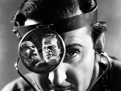 Basil Rathbone en 'La sombra de Frankenstein', de Rowland V. Lee.