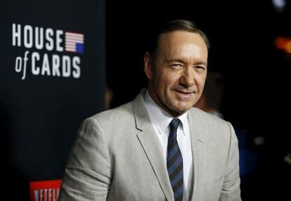 Kevin Spacey, que interpreta a Frank Underwood, en House of Cards.