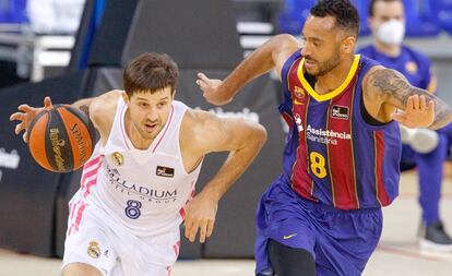 Laprovittola ante Hanga, en uno de los clásicos de la temporada pasada. acbphoto