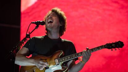 Actuación, ayer en el Vida Festival, de Fleet Foxes.