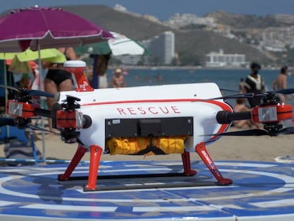 Vídeo | Así funcionan los drones que salvan vidas en las playas
