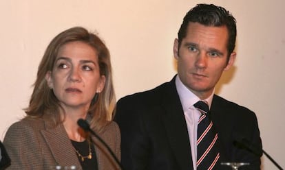El duque de Palma, I&ntilde;aki Urdangarin, y su esposa, la infanta Cristina de Borb&oacute;n, en 2007.  