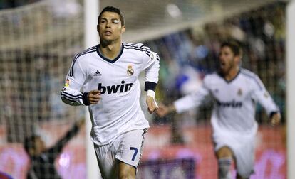 Ronaldo celebra el 0 a 1.