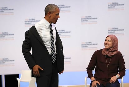 El presidente Barack Obama se quit&oacute; la chaqueta para adaptarse a la etiqueta de Silicon Valley.