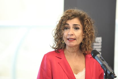 La ministra de Hacienda y Función Pública, María Jesús Montero.