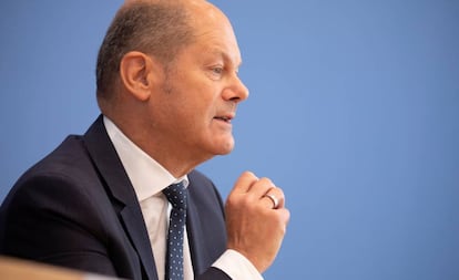 El ministro alemán de Finanzas, Olaf Scholz, en Berlín.