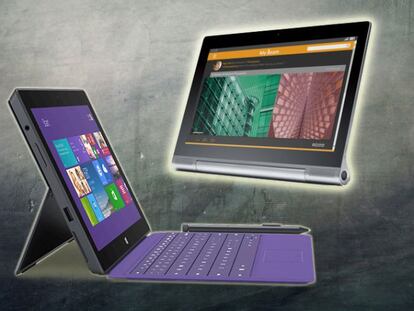 Comparativa: Lenovo YOGA Tablet 2 Pro frente a Microsoft Surface Pro 3