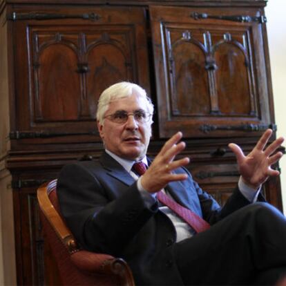 José María Barreda, pictured during the interview in his Toledo office.