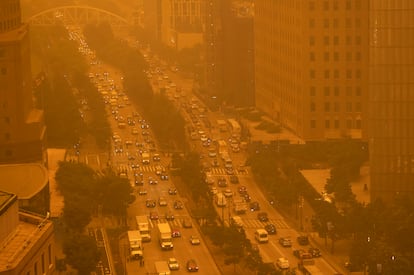 Los incendios de Canadá cubren la costa este de los Estados Unidos, el 7 de junio.