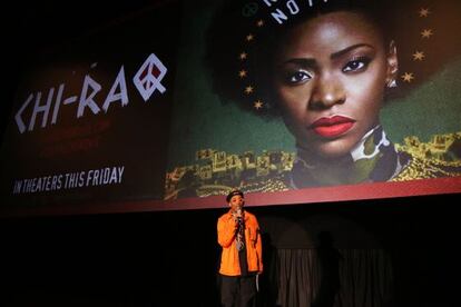 Spike Lee en la presentación de la película en Nueva York.