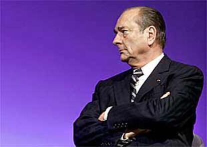 El presidente francés, Jacques Chirac, que se ha delcarado opuesto a la clonación terapéutica.