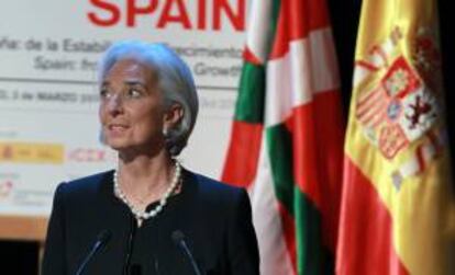 En la imagen, la directora gerente del Fondo Monetario Internacional (FMI), Christine Lagarde. EFE/Archivo