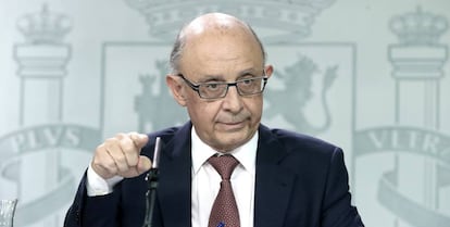 El ministro de Hacienda, Crist&oacute;bal Montoro