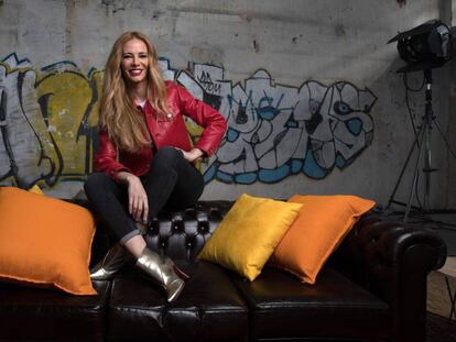 Paula Vázquez, en la escuela de 'Fama', en la Antigua fabrica de GAL en Alcalá de Henares.