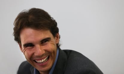 Rafael Nadal, durante la entrevista.