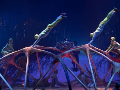 Un moment de 'Totem', l'espectacle del Cirque du Soleil.