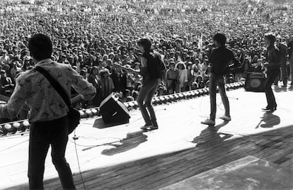 Tequila actuando en el Parque de Atracciones de Madrid, en marzo de 1980.