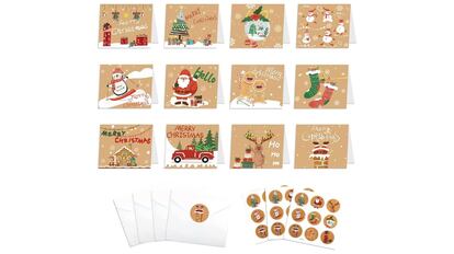 Pack de postales de Navidad de Bluelves