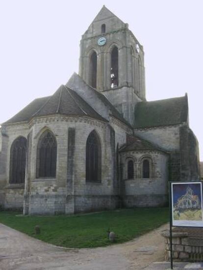 La iglesia de Auvers-sur-Oise.