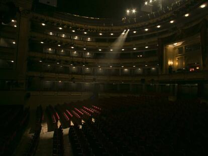 El patio de butacas del Teatro Real de Madrid.