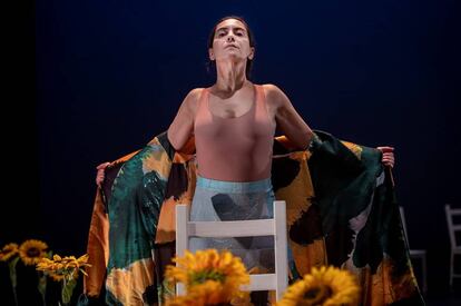 La bailaora Rafaela Carrasco, durante su espectáculo en el Festival de Jerez.