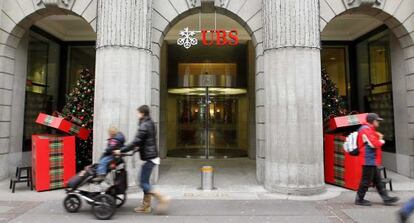 Sede del banco UBS en Zurich.