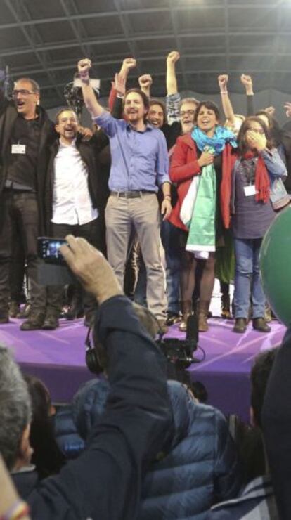 Cierre de campa&ntilde;a de Podemos en Dos Hermanas. 
