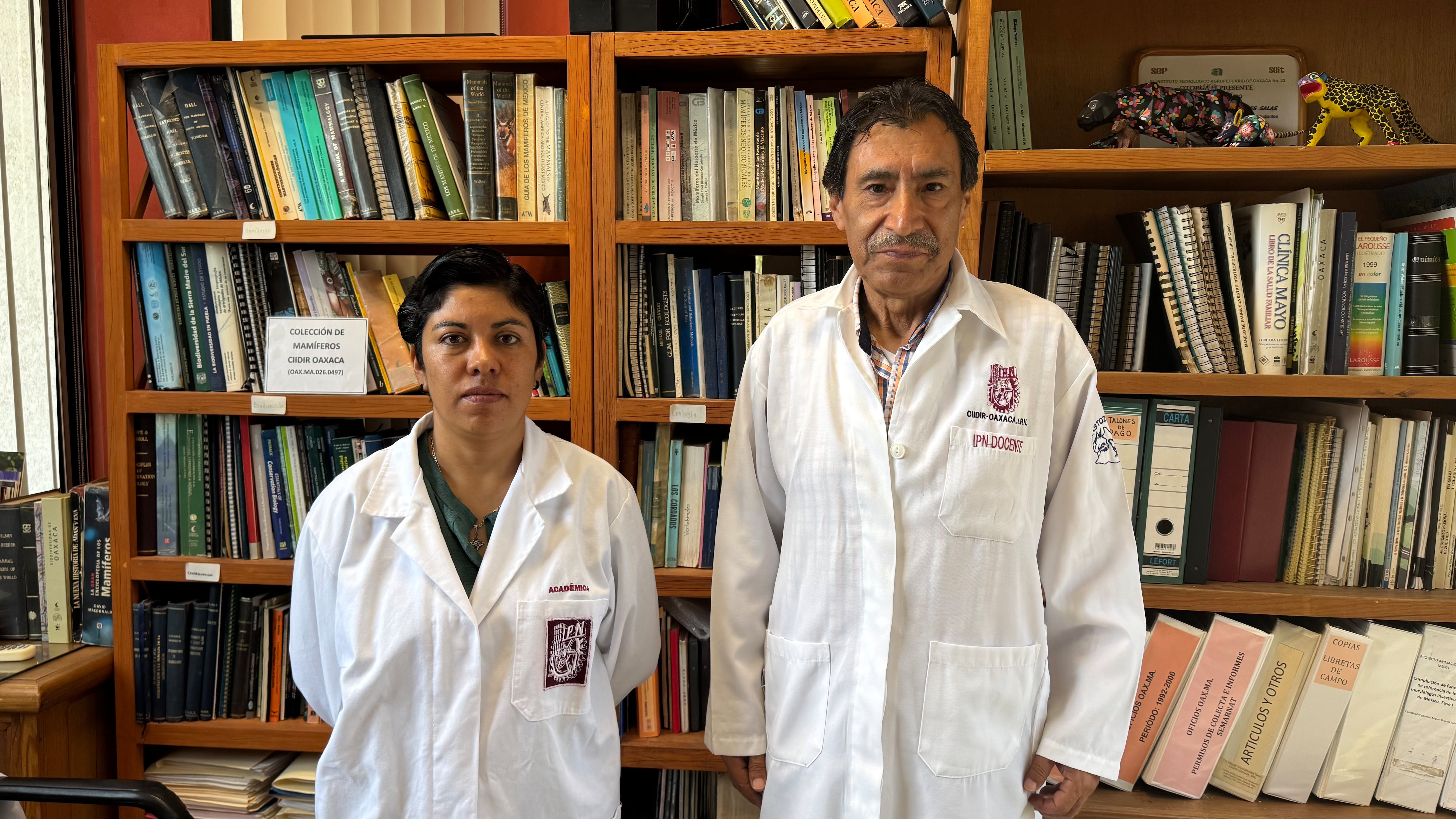 Miguel Briones-Salas y Gabriela Elena Medina Cruz, en mayo de 2025.