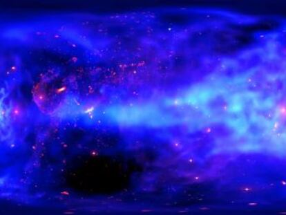 Una nueva visualización inmersiva de 360 grados en ultra alta definición permite ver el interior de la galaxia