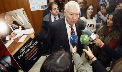 Jos&eacute; Manuel Garc&iacute;a-Margallo en Alicante este lunes.