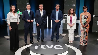 Debate en TVE por las elecciones andaluzas 2022