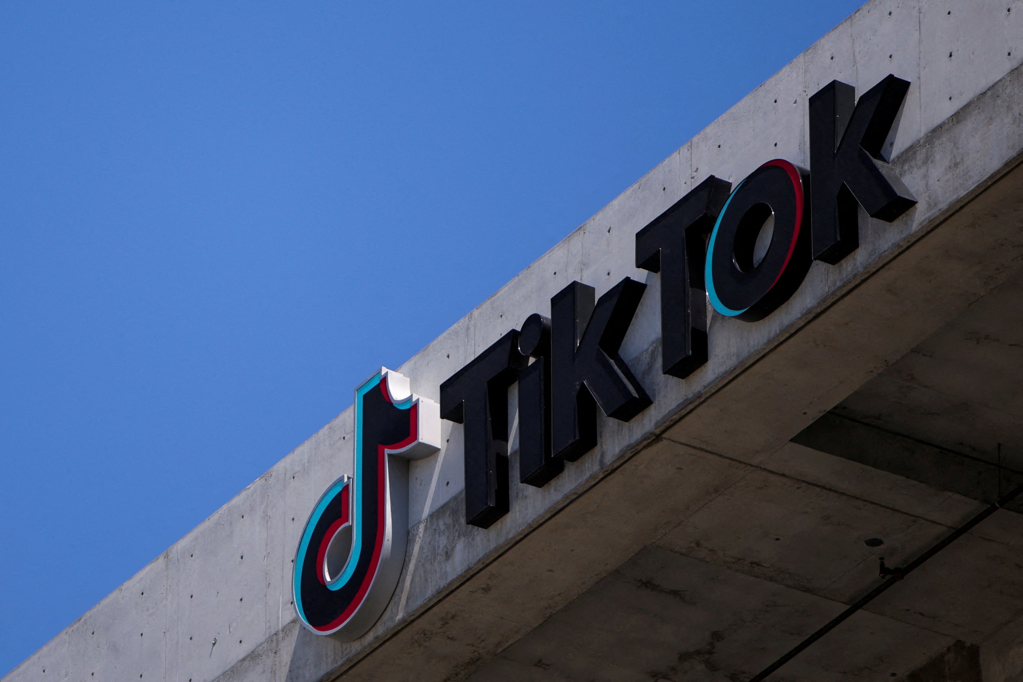 Una de las oficinas de TikTok en California, Estados Unidos.