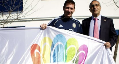 Alejandro Blanco, en Buenos Aires junto a Messi