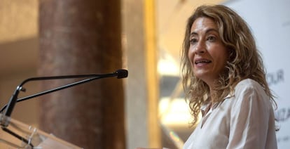 La ministra de Transportes, Movilidad y Agenda Urbana, Raquel Sánchez.