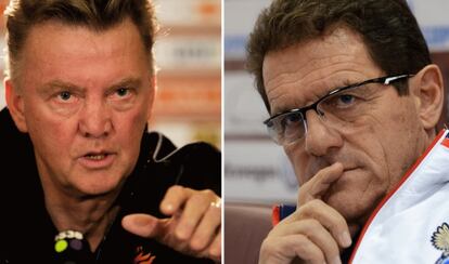 Louis Van Gaal y Fabio Capello.