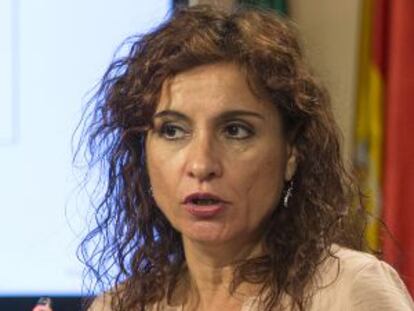 La consejera de Hacienda, María Jesús Montero.