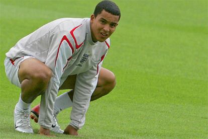 Walcott posa durante una sesión preparatoria.