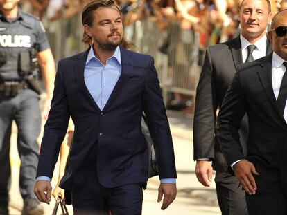 El actor Leonardo DiCaprio, durante la presentaci&oacute;n de su documental &#039;Before The Flood&#039; en Toronto.