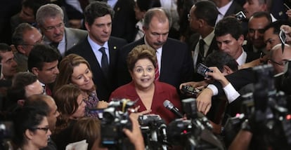 Dilma Rousseff, en Brasilia el martes.