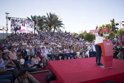 Susana Díaz, en un momento de su intervención.