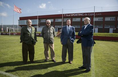 Antonio Miguel Diaz, Roerto Entrialgo, Manuel Vega Arango y Antonio Mortera, los cuatro directivos fundadores de Mareo que quedan.