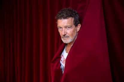 Antonio Banderas, en la sala de ensayos del Teatro del Soho.
