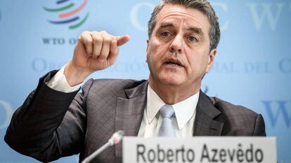 El director general de la OMC, Roberto Azevedo.