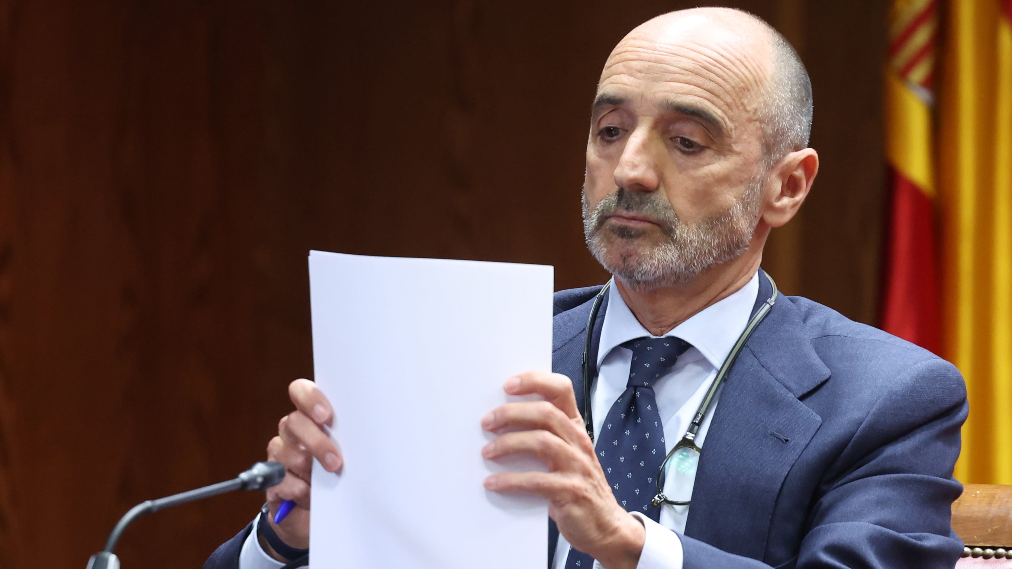 El empresario Julio Martínez comparece ante la Comisión de Investigación del 'caso Koldo', en el Senado.  