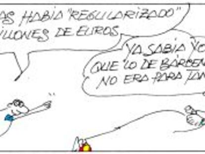 El PP pone distancias con Bárcenas y
desvincula sus actividades del partido