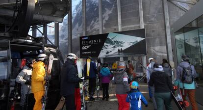 Estación superior del teleférico 8EUB Gaislachkogl, uno de los más modernos del mundo.