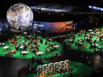 Vista geral da COP26, que terminou na semana passada, em Glasgow.