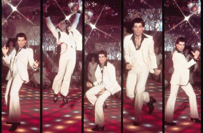John Travolta, en el papel de Tony Manero, en la película 'Fiebre del sábado noche' (John Badham, 1977).