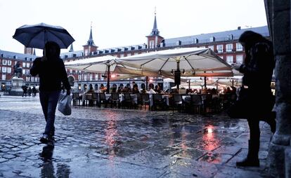 Lluvia en Madrid