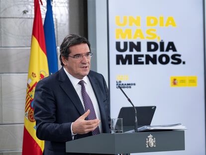 El ministro de Seguridad Social, José Luis Escrivá